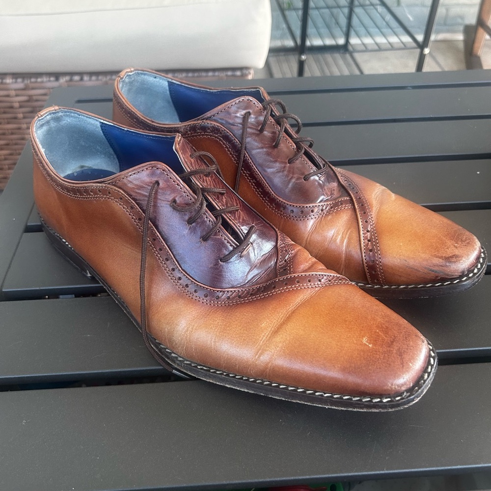 Men’s Liberty Fortune Dress Shoe. Brown. Size 11